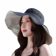 챙 모자 바캉스 양면 여성밭일모자 여자밭일모자 주말농장모자 여자작업모자 햇빛가리개모자 여성여름모자, 상세페이지 참조