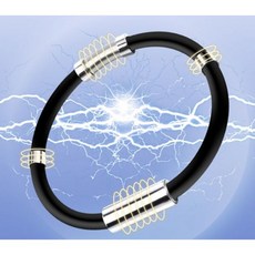 마그넷 정전기 방지 팔찌 자석 타입 겨울 스파크 예방 생활용품, 18cm 블랙, 18cm 블랙