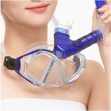 비앤드 성인 스노클링 마스크 세트 MS-06, 블루