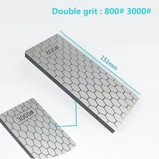 양면 소프트베이스 다이아몬드 숫돌 칼 KitchenGrit 요리사 그라인딩 바 주방 도구, 05 800-3000, 01 S