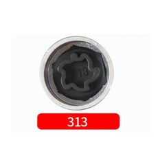 도난 방지 휠 볼트 잠금 너트 키 어댑터 타이어 나사 클래스 제거 도구, 13. 313, 1개