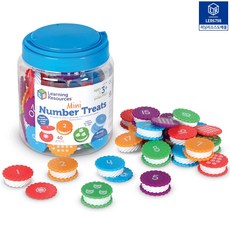 쿠키모형 러닝리소스 LER6798 미니 넘버 수세기 쿠키 러닝리소스수세기(1308EA), 1박스