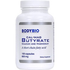 Bodybio 鈣鎂丁酸鹽補充膠囊 600mg, 1個, 100顆