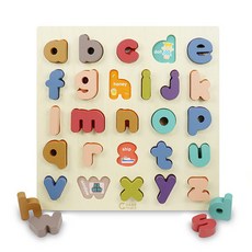 가베가족 톡톡 무광 파스텔 원목 퍼즐 기초 언어활동 색인지 매칭 모양인지 어린이집 유치원 교구, 1개