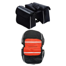 자전거 더블 프레임 가방 라이딩 스마트폰 다용도 소지품 보관 수납 백, 1개, 레드(빨강)