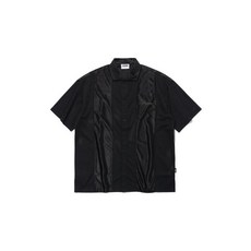 프리덤 FREEDOM 스플릿 숏 슬리브 셔츠 (블랙) 157462