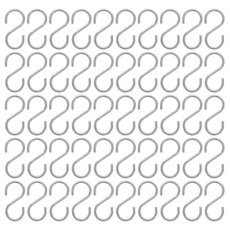 HOMOCONO 100피스 세라믹 발사 걸이 후크 가마 액세서리 주얼리 제작용 내열성 금속 후크 도자기 및 유리 융합용