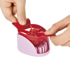 SHIMOMURA 下村 Fru-Veggie 日本製多用途草莓切割器, 1組