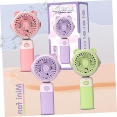손잡이 휴대 선풍기 무선 충전 개인 냉방 외출 야외 활동 나들이 여름 더위 해소, 상세페이지 참조, 퍼플