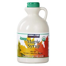 커클랜드 시그니처 오가닉 퓨어 메이플 시럽 Kirkland Signature Organic Pure Maple Syrup 1L