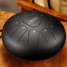 글루코폰 혀 톤 핸드 드럼 천체 타악기 악기 노트, 1개