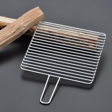 티원 미니석쇠 220 205mm 스텐석쇠 그릴 캠핑 바베큐 불판, 1개, 220×205mm