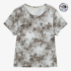 노스페이스 NT7US34C 여성 TNF 런 반팔 티 DUNE QAJ116 YIM629