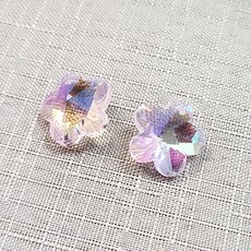 팬던트 작은사이즈 1 모음, ps-007  15mm꽃핑크 AB 글라스