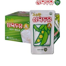 삼육두유 고소한 두유 A 파우치, 190ml, 50개