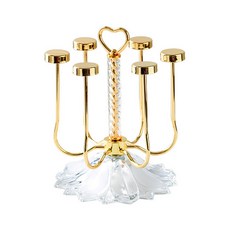 에이치케이셀 럭셔리 하트 6P 컵걸이, 골드