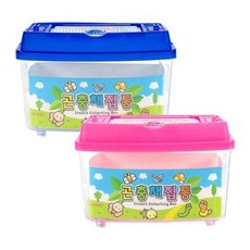 곤충채집통 끈포함 1개 학습 잡기 과학 어린이 나들이 캠핑 나들이장난감 장난감 소풍 자연, 랜덤