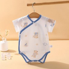 순면 접이식 옷 신생아 겨울용 아기옷