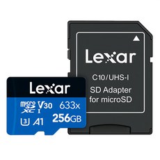Lexar 雷克沙 高效能 microSDXC 記憶卡 UHS-I 633x, 256GB