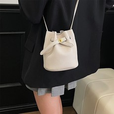 탑씨유 가죽공예 diy 키트 가죽가방 만들기 패키지 DIY 미니버킷백 만들기 키트, 베이지, 1세트