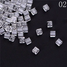 소형 아이스 큐브 액세서리 음료 미니어처 펍 맥주 아이스 블록 DIY 1:12 인형 집 미니어처 장식 부품 플라, 02 A2