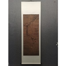 王冕春早圖 絹本裝飾掛畫 65x210釐米, 參考詳情頁