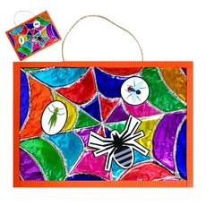 헤이지 만들기 프로타주 거미집 만들기 초등미술놀이