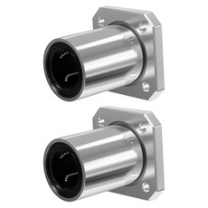 Skweaert 2PCS LM8UU 선형 볼 베어링 8mm 보어 다이아 15mm OD 길이 24mm 양면 고무 씰 레일CNC 3D 프린터용, LMK25UU Size, 2