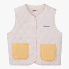 밀리밤 얇은 경량 패딩 조끼 MLVW26S60