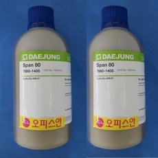 스판 20 스판 60 스판 80 [CP] 500G Span 20 Span 60 Span 80 : Sorbitan monolaurate 소르비탄 모노라우레이트, SAM-#20(CP-500G)