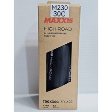 瑪吉斯MAXXIS NEW High Road M230 700*25C/28C/30C OPEN 公路車外胎, 1個, M230 30C OPEN外胎-黑色*1