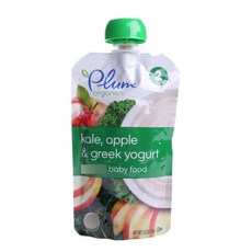 플럼오가닉스 어린이 스무디, 케일 + 애플 + 그릭 요거트(Kale + Apple + Greek Yogurt), 99g, 1개
