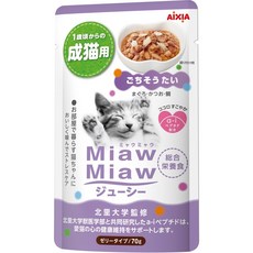 愛喜雅 妙喵主食軟包 多種口味選擇 柔軟易消化 獨立包裝 貓咪濕糧, 12個