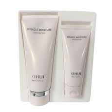 오휘 미라클 모이스처 클렌징 폼 세트 (200ml+100ml), 1세트, 300g