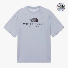 노스페이스 NT7UR26M 화이트라벨 시그니처 반팔 라운드티_LIGHT BLUE FFF819 TRL121