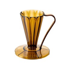 오브유 팡쿠 플라워 커피 1cup 핸드드립 딥27 드리퍼, 1개, D. V27 호박색