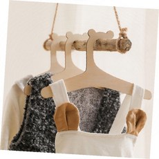 원목 어린이 의류 보관 거치대 옷장 정리 인테리어 소품 나무 행거 수납 용품, 1개, M