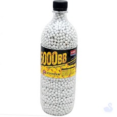 NS 6mm 비비탄 5000발 흰색 아카데미6mm비비탄 비비탄총알