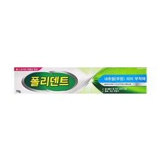 폴리덴트 의치 부착재 틀니 접착제 내추럴 무향 70g, 1개