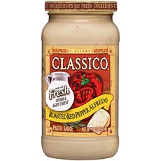 클라시코 파스타 소스 로스티드 레드 페퍼 알프레도 글루텐 프리, 1개, 425g