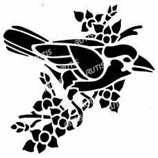 簍空模板 繪畫塗鴉DIY 蝶古巴特 stencil, 1個, ST-CU1-0634