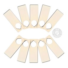 문고리 안내판 표지판 방해금지 호텔 문 손잡이 걸이 10pcs, woodcolor