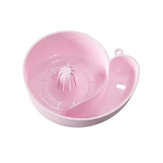 달팽이 모양 과일 배수 바구니 크리 에이 티브 자동 회전 깨끗한 야채 세척대 다기능 재사용 가능, 01 pink