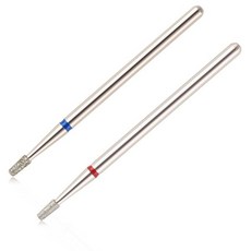 네일드릴비트 셀프 각질 케어 쿤자오 2개 세트 다이아몬드 네일 드릴 비트 프렌치 매니큐어 에머리 도구 머신 액세서리 아트 디자인 제거 01, 07 set