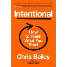 (영문도서)Intentional: How to Finish What You Start Hardcover, Penguin Life, English, 9780593833056