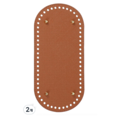 코바늘 가방 바닥 22x10cm 타원형 가방 바닥 성형기 DIY 숄더 토트백 제작 재료, 갈색, 2개 갈색, 2개