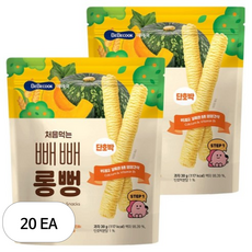베베쿡 처음먹는 빼빼롱뻥, 단호박, 30g, 20개