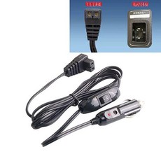 냉장고 차량용 시거잭 도메틱 쏘쿨 스위치 휴대용 시가, 스위치 포함 시가잭 5m, 1L