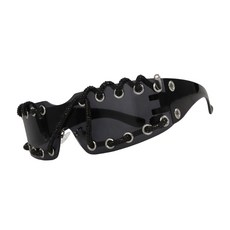 2000년대 림리스 선글라스 UV400 프로텍션 코드 랩 어라운드 안경 다양한 행사 및 여성 스타일 강화 기능 제공