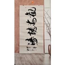 手寫書法 觀海聽濤 字畫掛畫 宣紙裝飾畫, 參考詳情頁